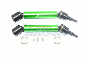 GPM Green Steel & Aluminium Front or Rear Universal CVD Drive Shafts 2Pcs image 65346