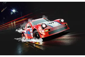 UDI Amphicyon RC Drift Car Electric Brushless 4WD 1/16 Scale RTR - Red image 65404