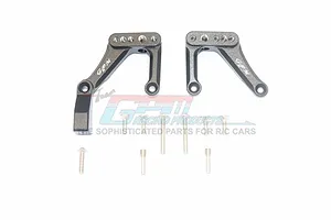 GPM Black Aluminium Front Shock Mount Set