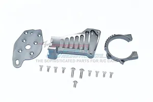 GPM Grey Silver Aluminium Motor Mount 3Pcs
