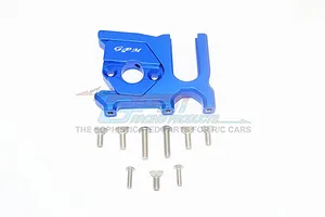 GPM Blue Aluminium Aluminium Centre Differential &amp;amp; Motor Mount 2Pcs image 3