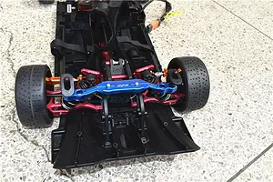 GPM Blue Aluminium Front/Rear Body Post Stabiliser w/ Hardware image 65684