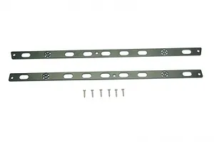 GPM Black Stainless Steel Door Edge Anti Scratch Strip 2Pcs image 65779
