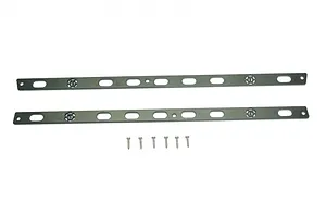 GPM Black Stainless Steel Door Edge Anti Scratch Strip 2Pcs image 65780
