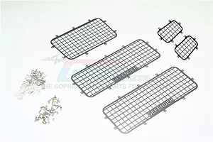GPM Black Aluminium Rear Window Cage Set image 3