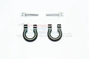 GPM Black Aluminium Front or Rear Bumper D-Rings 2Pcs image 65834