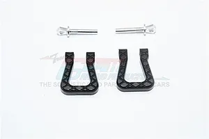 GPM Black Aluminium Front or Rear Bumper D-Rings 2Pcs image 65837