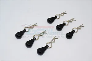 GPM Black Body Pins For 1-10 TO 1-18 Models w/ Easy Pull Tabs 6Pcs image 65889