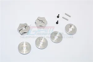 GPM Silver Aluminium 12mm to 17mm Hex Adapters 2Pcs
