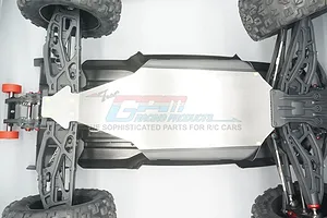 GPM Stainless Steel Front & Main Chassis Skid Plate (Hollow Version) Set image 65975