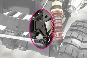 Kyosho 1/8 Mad Crusher Aluminium Front Lateral Rod Stay 1Pc image 66223