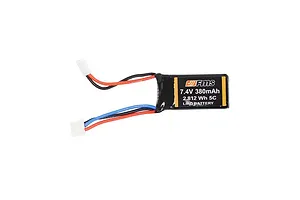 FMS 7.4v 380mAh 5C Soft Case LiPo Battery