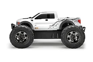 HPI Savage XS 1/12 Ford F-150 SVT Raptor Unpainted Body Shell image 66267