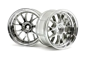 HPI 2.1" (6mm Off-Set) LP32 LM-R Chrome Rims 2Pcs image 6629