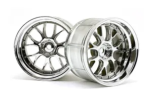 HPI 2.1" (9mm Off-Set) LP35 LM-R Chrome Rims 2Pcs image 6631