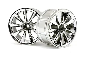 HPI 2.1" (6mm Off-Set) LP32 ATG RS8 Chrome Rims 2Pcs image 6637
