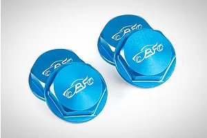 Rovan Blue Aluminium 18mm (24mm Hex) Flanged Serrated Wheel Nuts 4Pcs image 66394