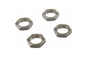 Rovan Gunmetal Aluminium 18mm (24mm Hex) Serrated Wheel Nuts 4Pcs