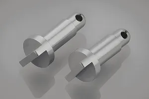 Rovan Silver Aluminium Main Gear Cover Mounting Posts 2Pcs