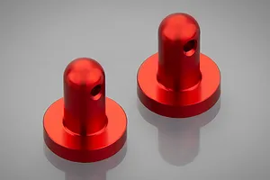 Rovan Orange Aluminium Rear Radio Box Mounting Posts 2Pcs