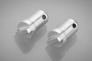 Rovan Silver Aluminium Front Radio Box Mounting Posts 2Pcs image 66432