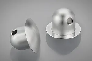 Rovan Silver Aluminium Rear Body Shell Connecting Posts 2Pcs