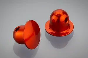 Rovan Orange Aluminium Rear Body Shell Connecting Posts 2Pcs