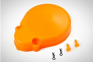 Rovan Orange Gear Cover w/ Mounting Posts &amp; Pins