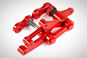 Rovan Orange Aluminium Bell Crank w/ Servo Saver image 2