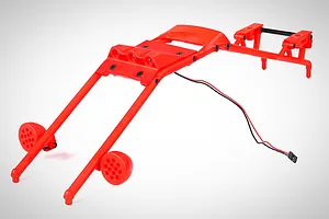 Rovan Baja Red 5B/5SC/5T Roll Bar Set w/ LED Mount (with LEDs)