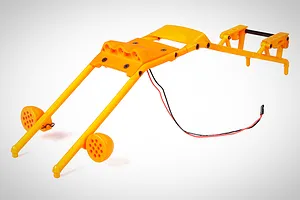 Rovan Baja Orange 5B/5SC/5T Roll Bar Set w/ LED Mount (with LEDs)