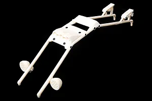 Rovan Baja White 5B/5SC/5T Roll Bar Set w/ LED Mount (without LEDs)