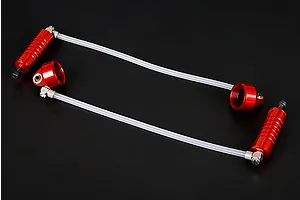 Rovan Orange Aluminium Oversized Shock Caps w/ Reservoir 2Pcs