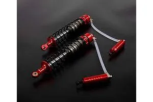 Rovan Orange Aluminium 10mm Heavy Duty Rear Shocks w/ Reservoir 2Pcs