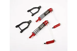 Rovan Orange Aluminium 10mm Heavy Duty Front Shocks w/ Reservoir 2Pcs