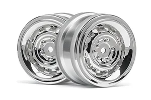 HPI 1.9&amp;quot; (0mm Off-Set) Vintage CC Type Chrome Rims 2Pcs image 6656