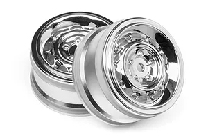 HPI 1.9&amp;quot; (0mm Off-Set) Vintage CC Type Chrome Rims 2Pcs image 6658