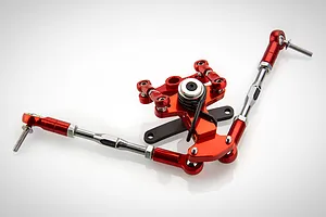 Rovan Red Aluminium Symmetrical Steering Conversion Kit image 66573