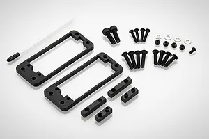 Rovan Red Aluminium Symmetrical Steering Conversion Kit image 66575