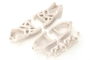 Rovan White Front Suspension Arm Complete Set