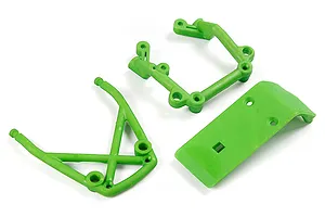 Rovan Green Front &amp; Rear Bumper Set