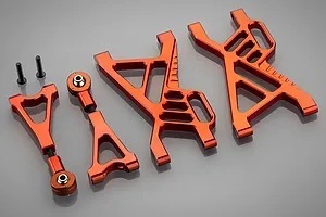 Rovan Orange Aluminium Rear Suspension A-arm Kit