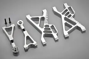 Rovan Silver Aluminium Rear Suspension A-arm Kit image 66650