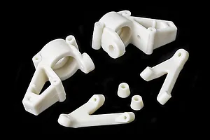 Rovan White Front Steering Hub Set