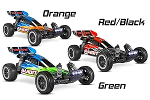Traxxas Bandit XL-5 RC Buggy Electric 2WD 1/10 Scale RTR with LED Light Kit image 66788