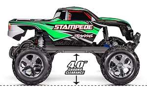 Traxxas Stampede XL-5 RC Monster Truck Electric 2WD 1/10 Scale RTR with LED Light Kit image 66827
