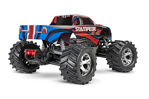 Traxxas Stampede 4x4 RC Monster Truck Electric 4WD 1/10 Scale RTR with LED Light Kit image 66845