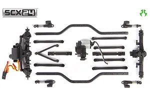 Axial SCX24 2021 Ford Bronco RC Rock Crawler Electric 4WD 1/24 Scale RTR - Grey image 66892