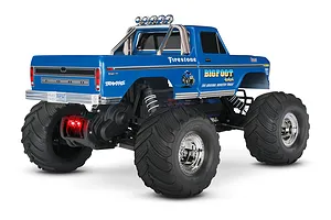 Traxxas Bigfoot No.1 2022 RC Monster Truck Electric 2WD 1/10 Scale RTR with LED Light Kit - Blue image 66939