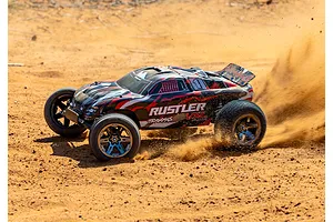 Traxxas Rustler VXL RC Stadium Truck RC Electric Brushless 2WD 1/10 Scale RTR image 66994